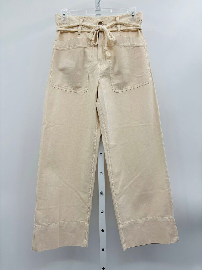 Lilla P Pants Wide Leg Beige XS