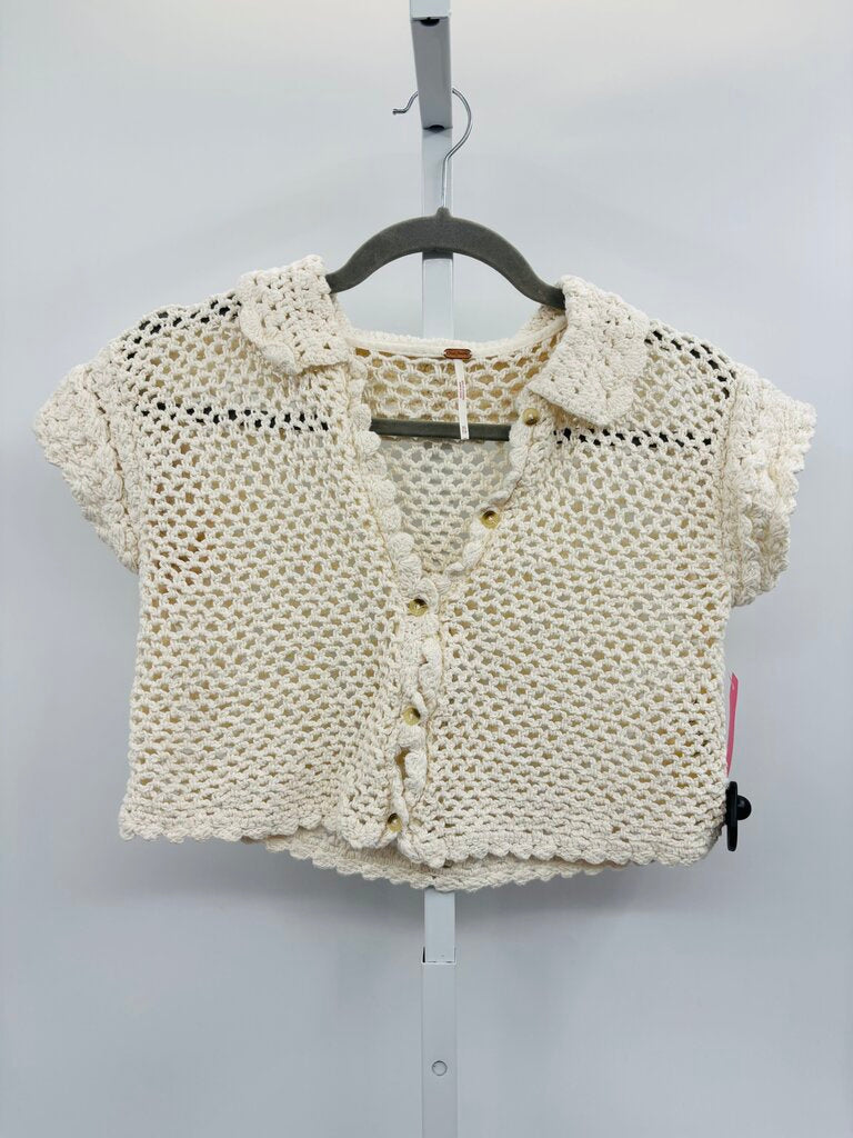 Free People Cardigan Beige XS