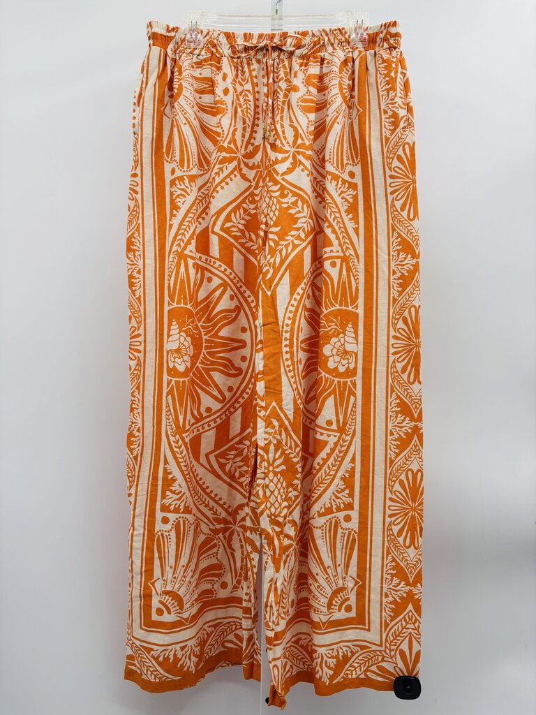 Rachel Zoe Pants Wide Leg Orange XL