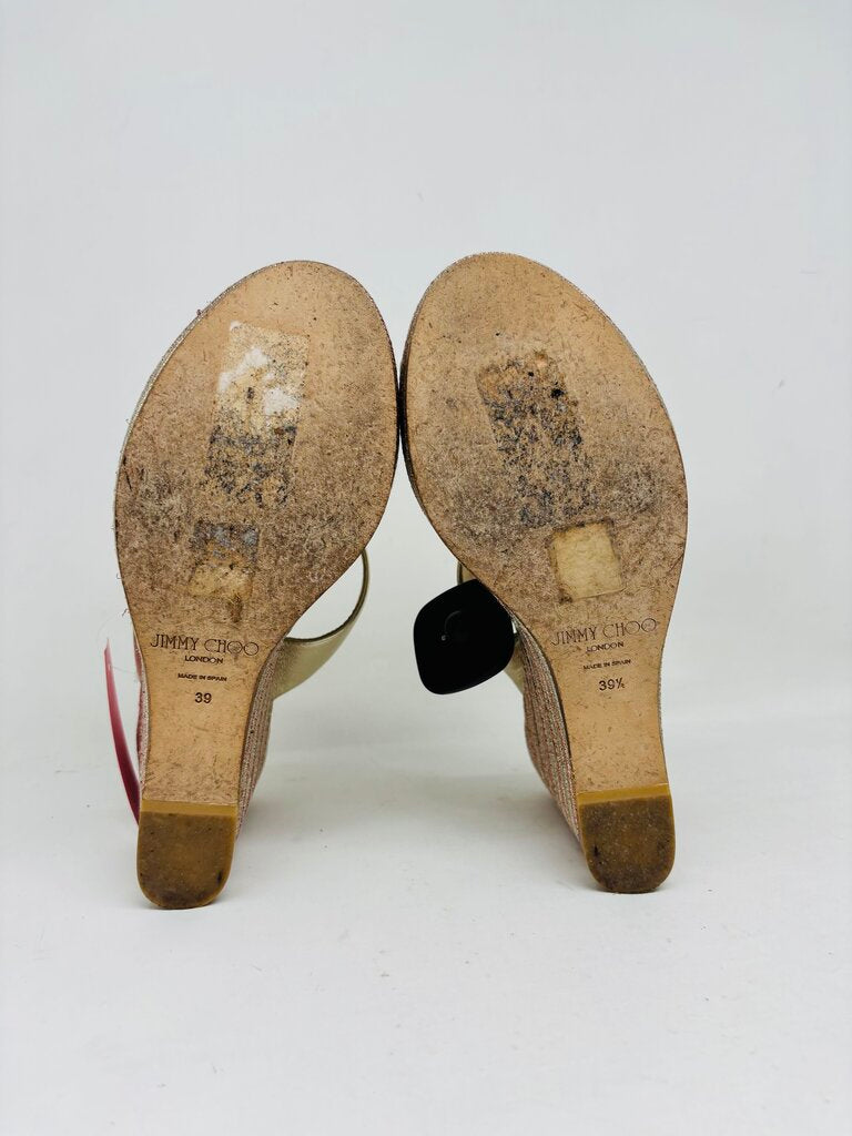 Jimmy Choo Wedge Gold 8.5