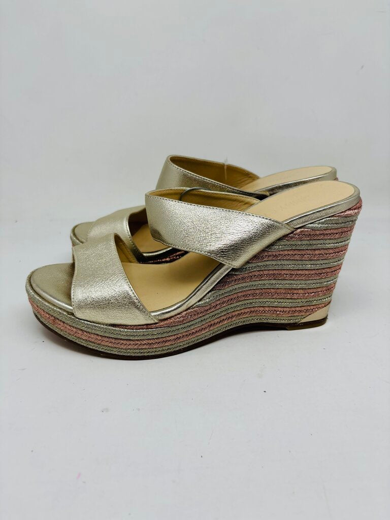 Jimmy Choo Wedge Gold 8.5