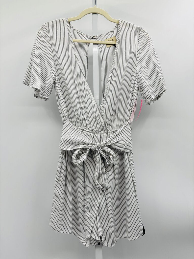 Tina Jo Romper White XS