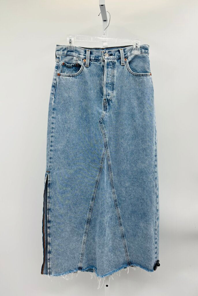 Levi Strauss & Co Skirt Maxi Denim 6