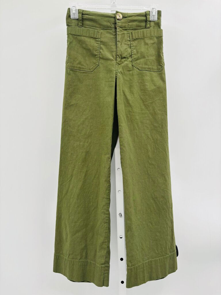 Maeve Pants Wide Leg Green 00