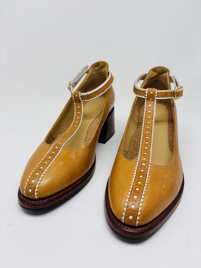 Angela Scott Heels Tan 9