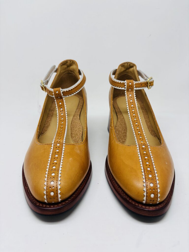 Angela Scott Heels Tan 9