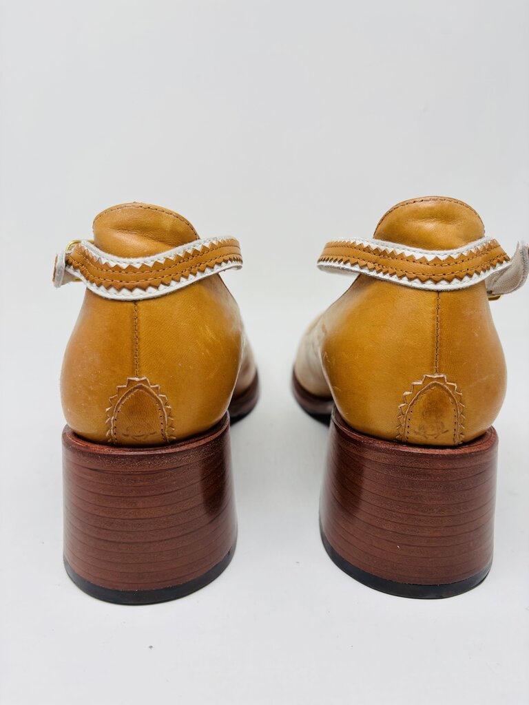 Angela Scott Heels Tan 9