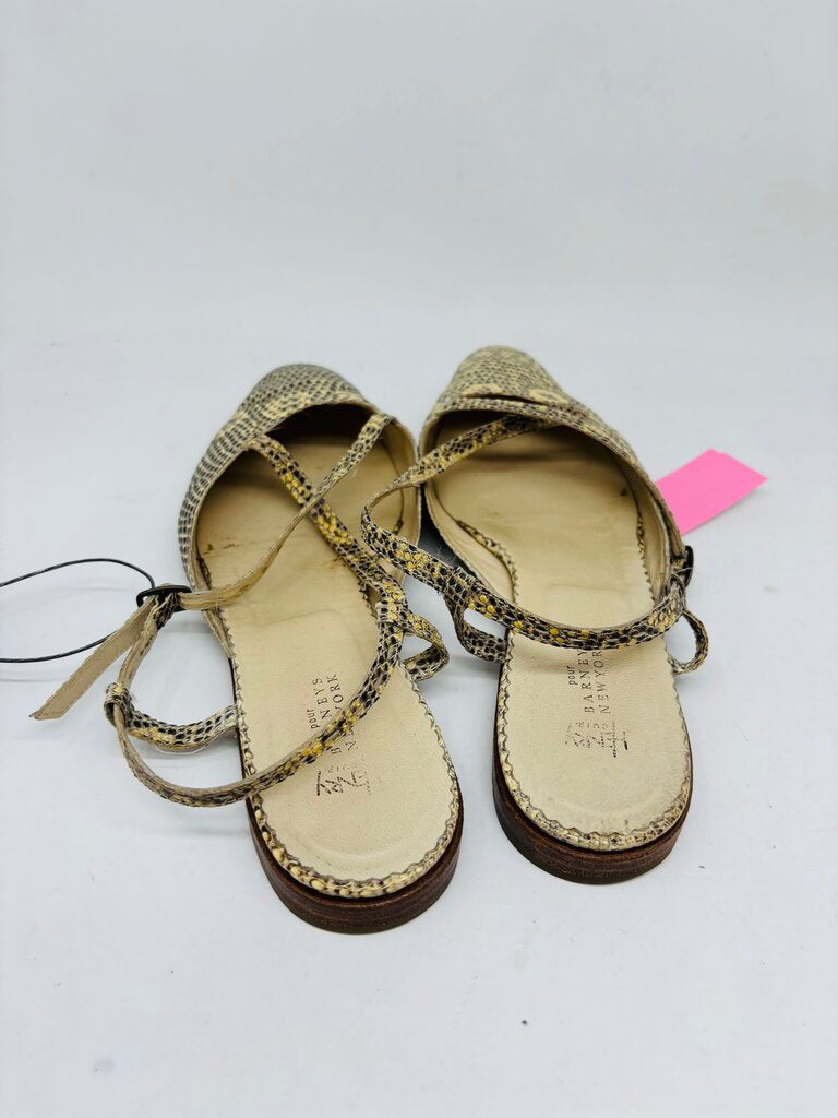 Henry Cuir Flats Beige 8