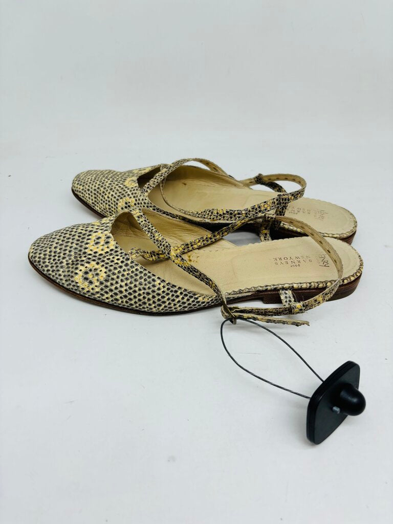 Henry Cuir Flats Beige 8