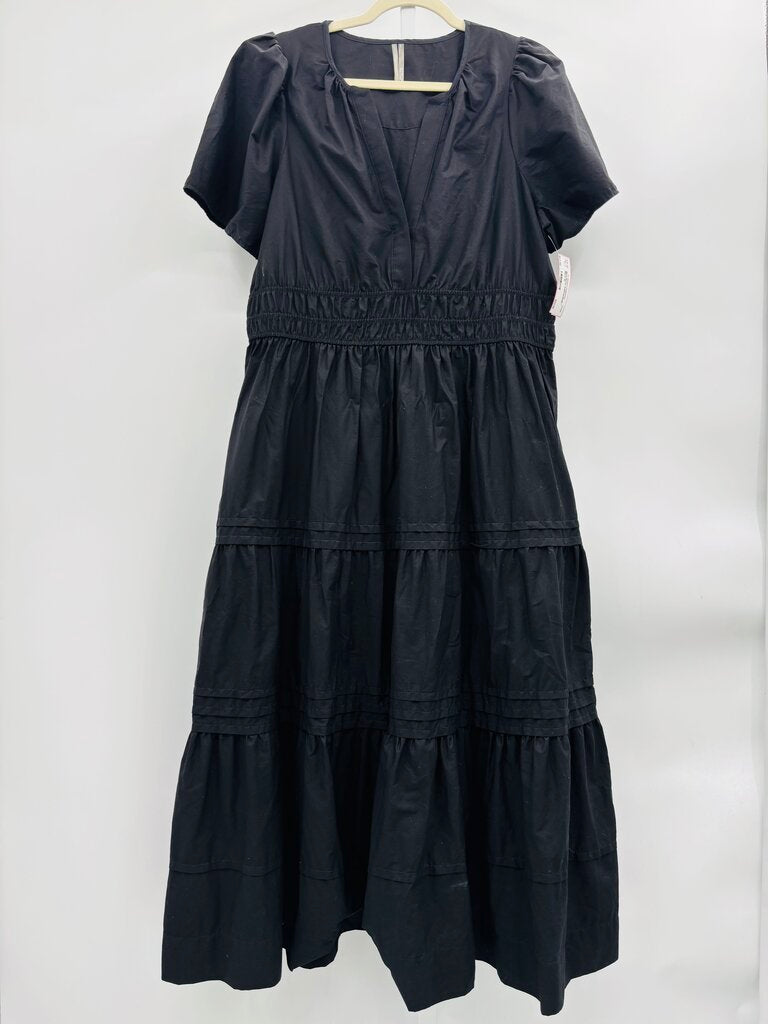 Anthropologie Maxi Dress Black XL