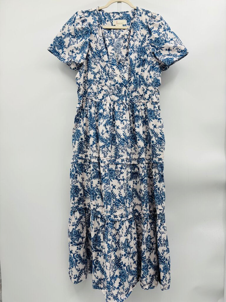 Anthropologie Maxi Dress Blue XL