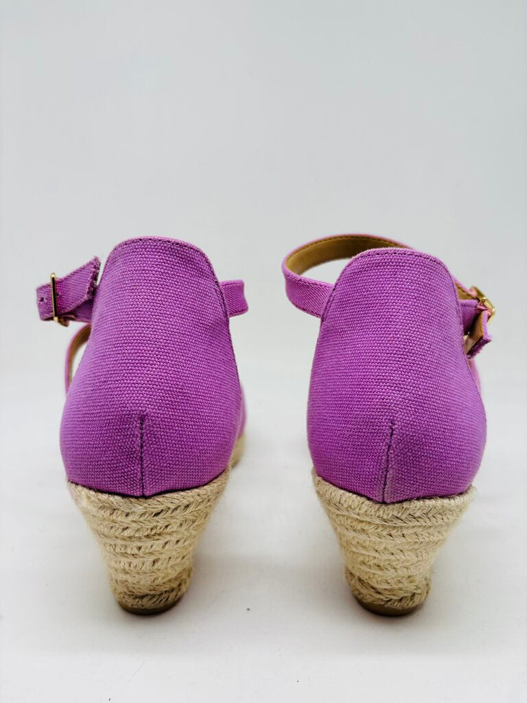 Talbots Wedge Purple 8.5
