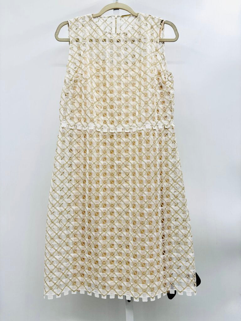 Elie Tahari Dress Beige L