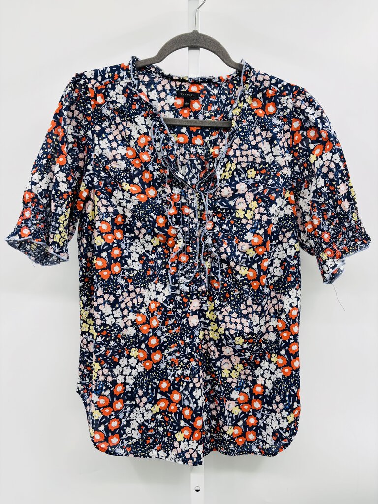 Talbots Blouse Navy L