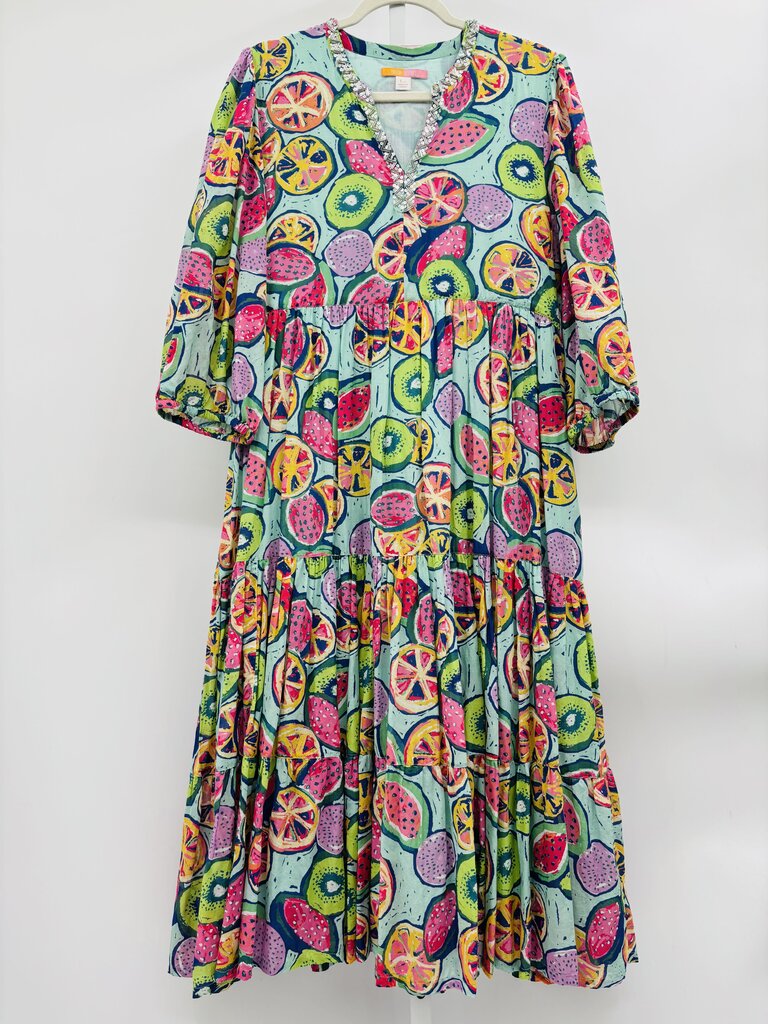 Briton Court Maxi Dress Multi L