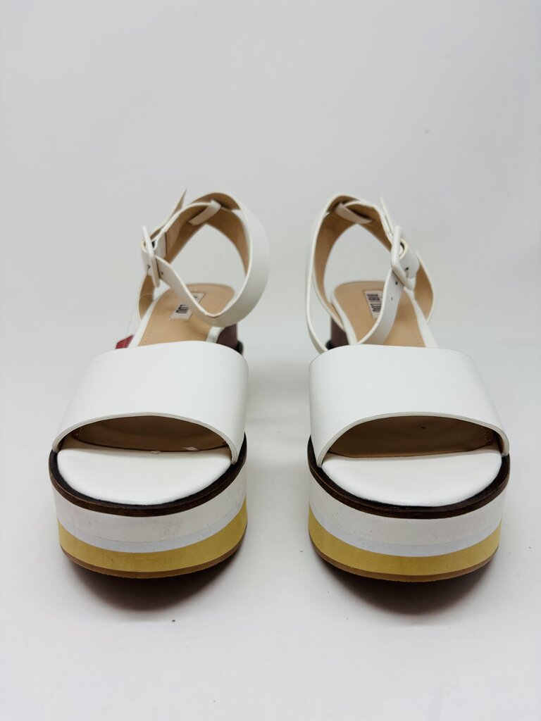 Bibi Lou Wedge White 7.5