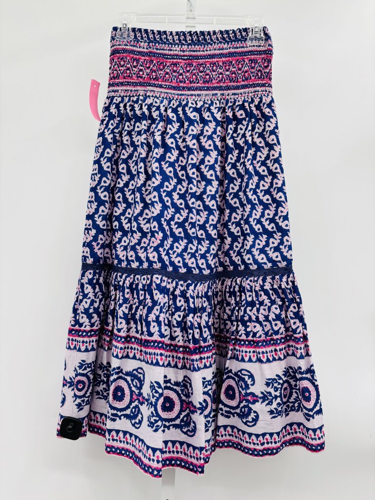 Bell Skirt Midi Navy S