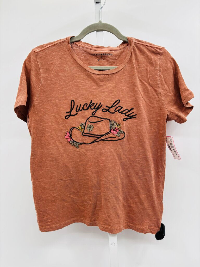 Lucky Brand T-Shirt Brown S