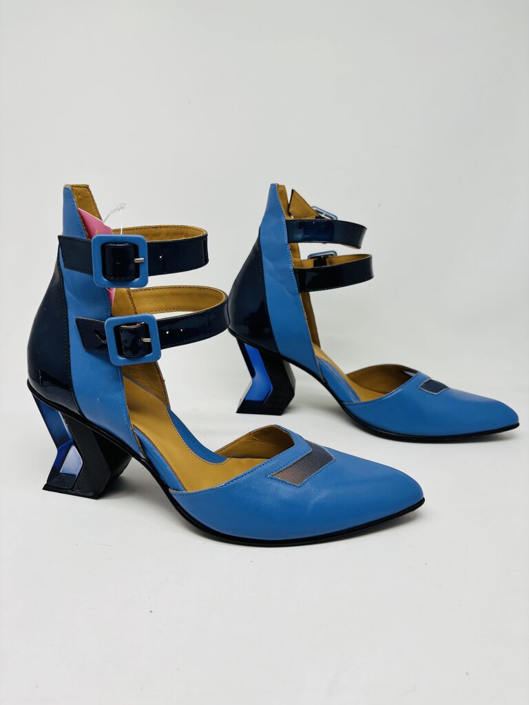 John Fluevog Heels Blue 10