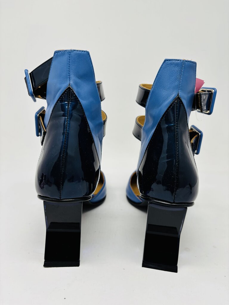 John Fluevog Heels Blue 10