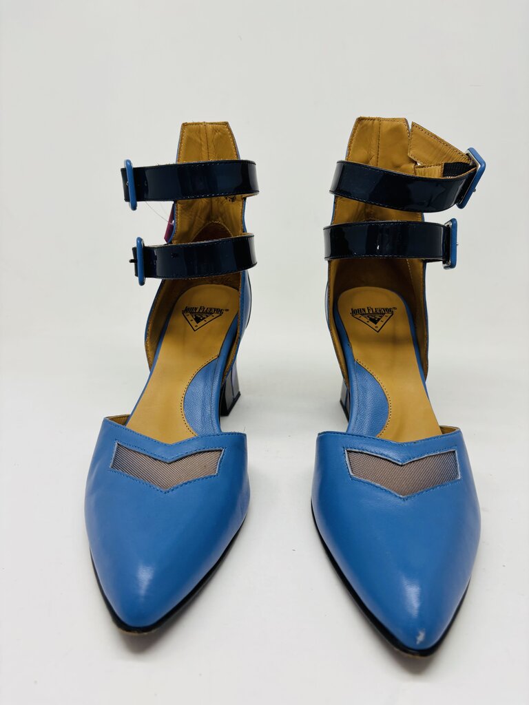 John Fluevog Heels Blue 10