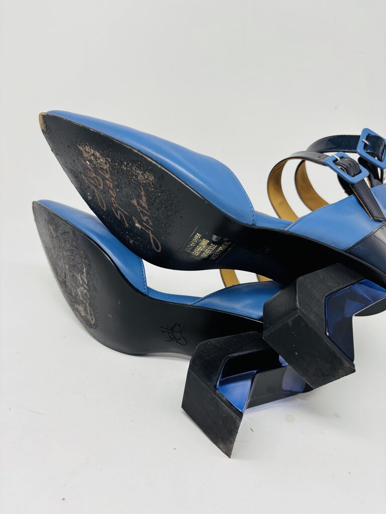 John Fluevog Heels Blue 10