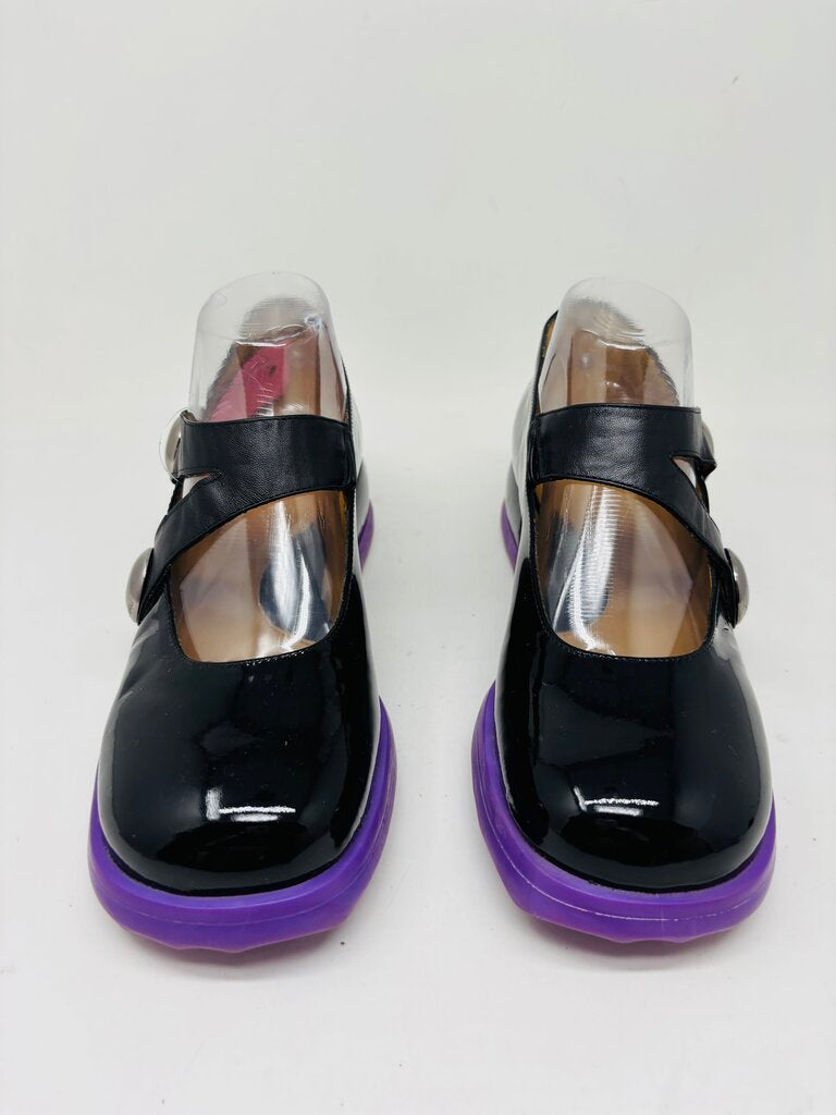 John Fluevog Low Heel Black 10