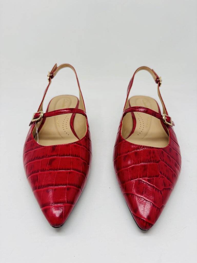 Clarks Mules Red 8