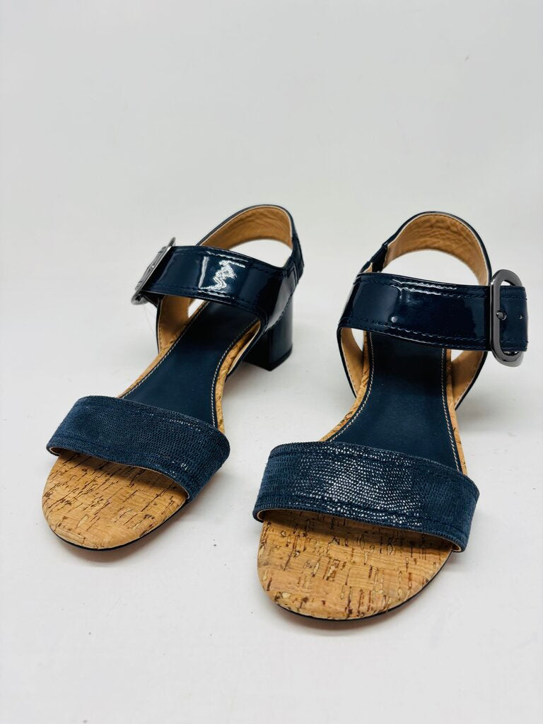 Donald J. Pliner Sandals Navy 7.5