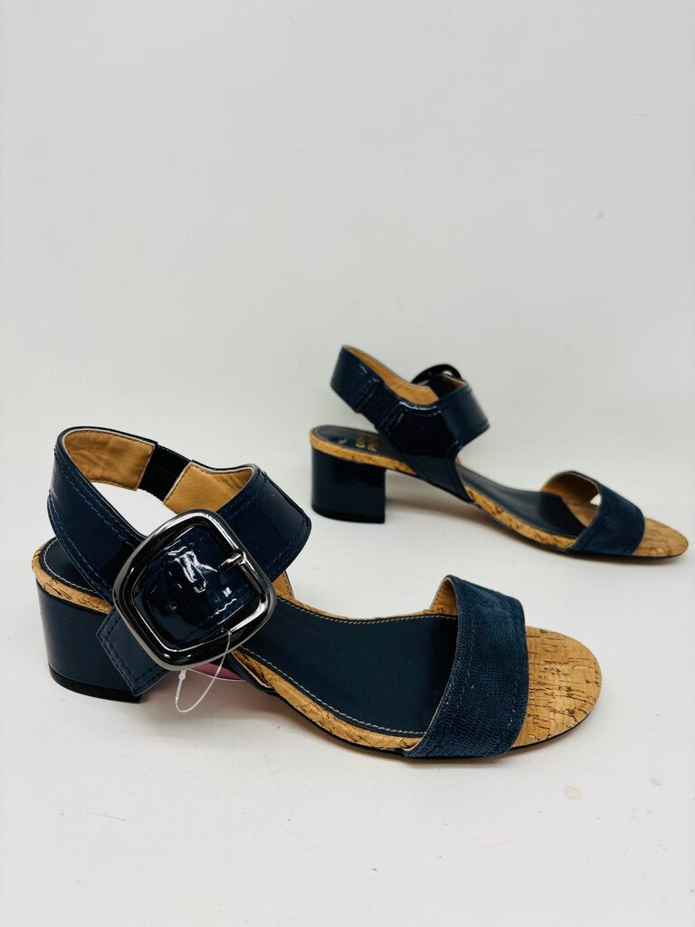 Donald J. Pliner Sandals Navy 7.5