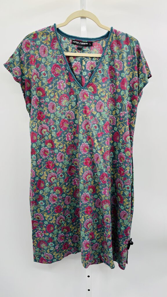 Little Journeys Dress Teal L