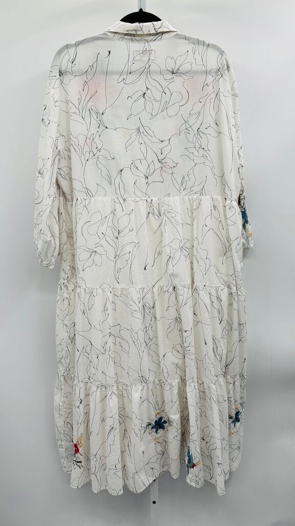 Johnny Was Workshop Maxi Dress White XL
