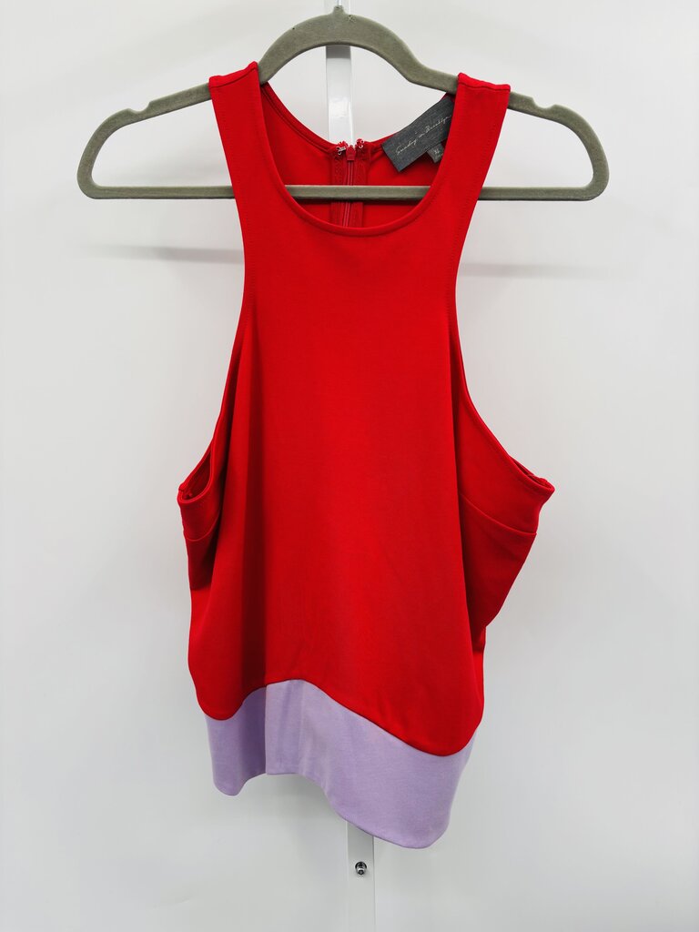 Sunday in Brooklyn Top Red XL