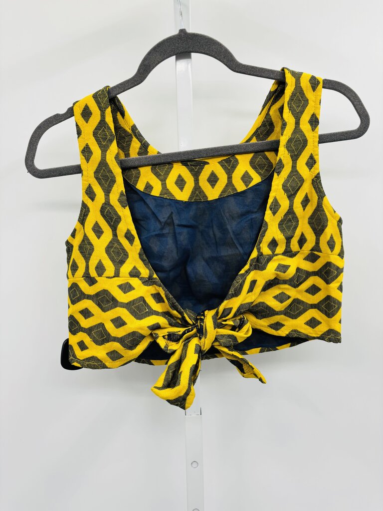 Rujuta Sheth Crop Top Yellow XS
