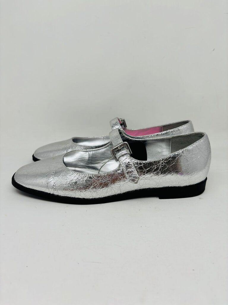 Steve Madden Flats Silver 9.5