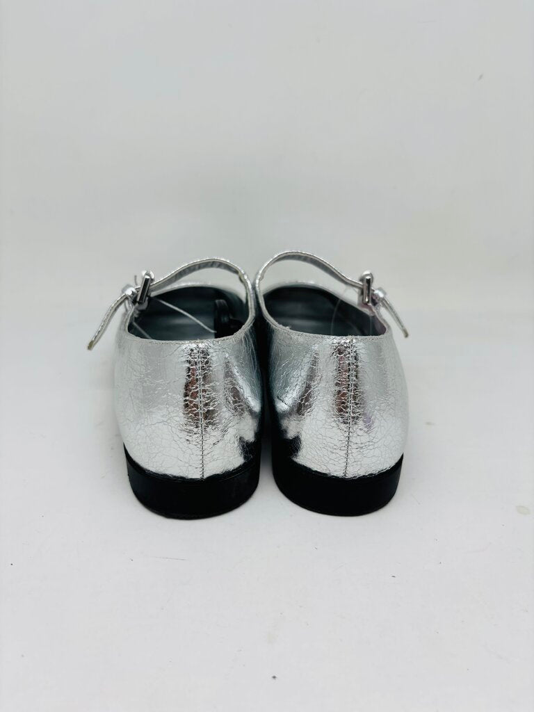 Steve Madden Flats Silver 9.5