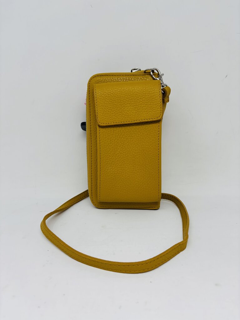 Vera Pelle Crossbody Bag Yellow