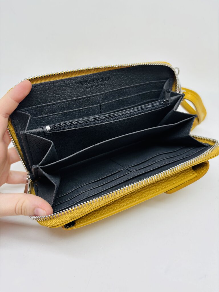 Vera Pelle Crossbody Bag Yellow