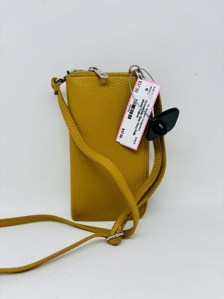Vera Pelle Crossbody Bag Yellow