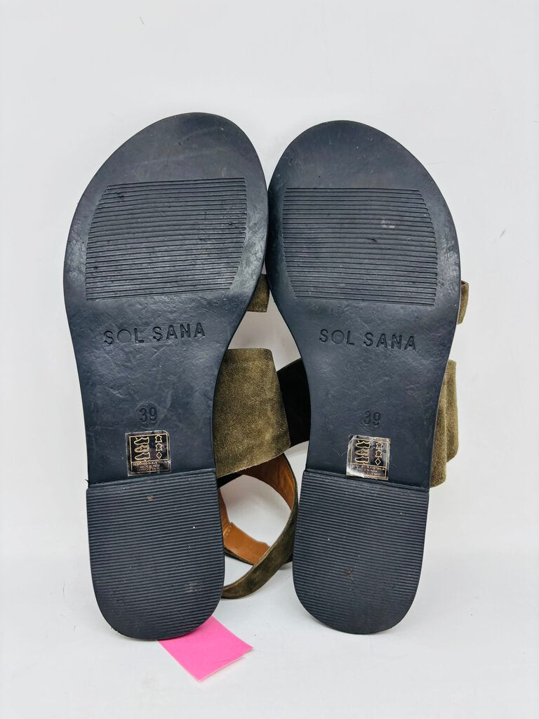 Sol Sana Sandals Green 8.5