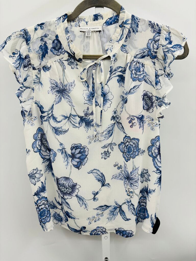 Maison d'Amelie Blouse Blue XS