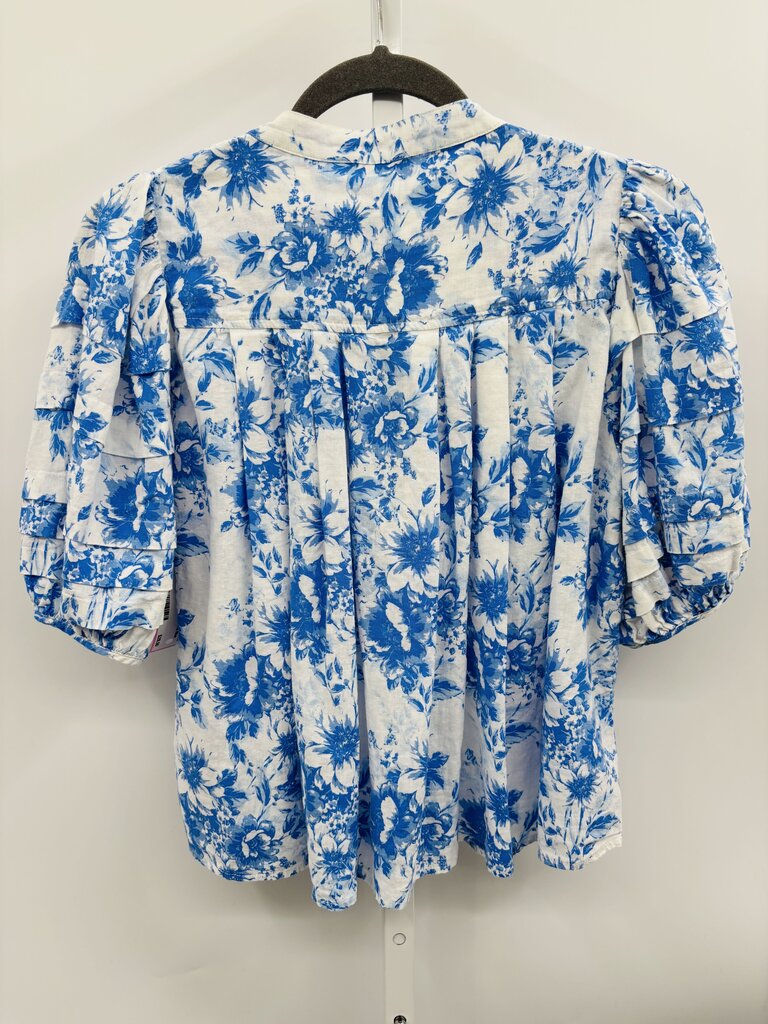 Olivaceous Blouse Blue S