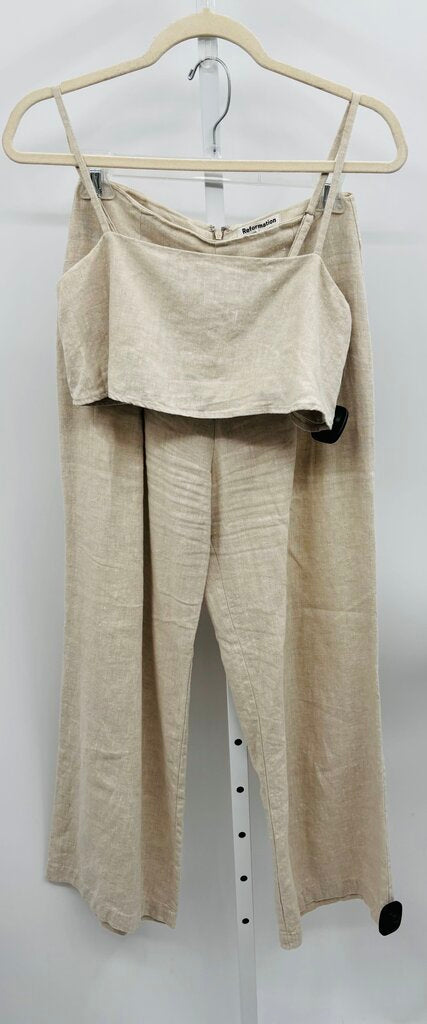 Reformation Pants Set Beige 6