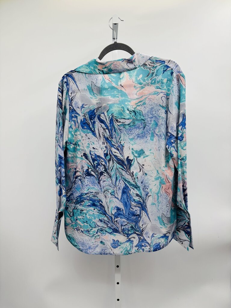 Catherine Gee Blouse Teal S