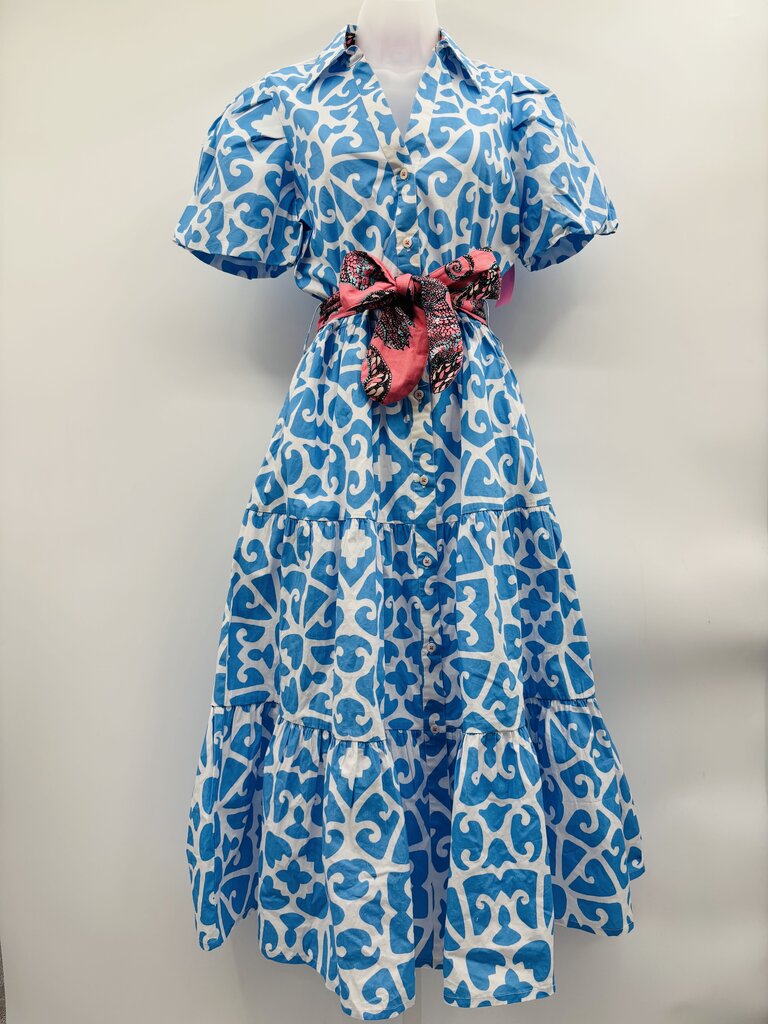 Dizzy Lizzie Maxi Dress Navy S