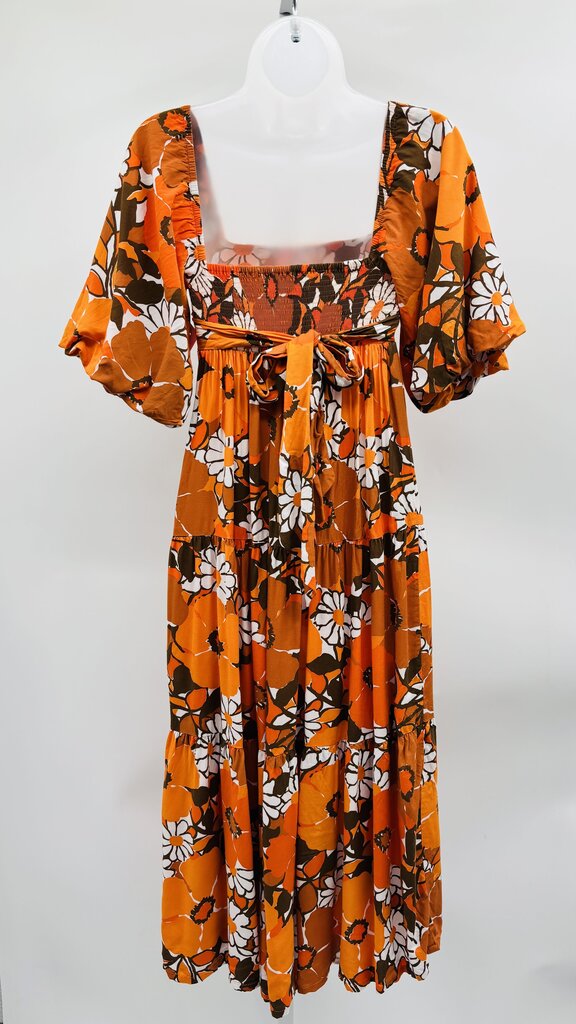 Faithfull The Brand Maxi Dress Orange 2