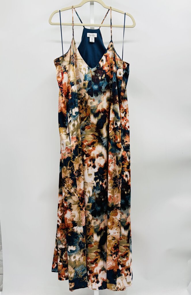 Nicole Miller Maxi Dress Blue XL