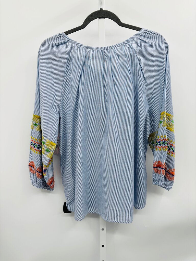 Tribal Blouse Blue M