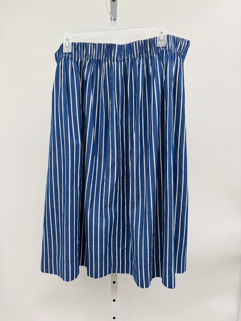 J. Crew Factory Skirt Midi Blue XL