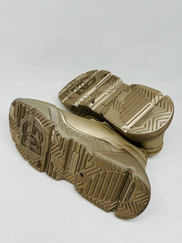 Dolce & Gabbana LUXURY SHOES Gold 9